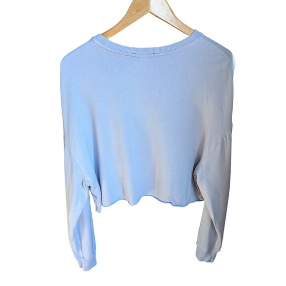 Garage Light Blue Soft Long Sleeve Top Women Size Medium - Picture 5 of 11